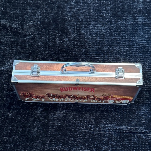 Budweiser BBQ Tool Set - Brown and Red - Picture 2 of 6